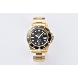 Submariner 126618LN 41mm YG/YG Black/Dot Clean VR3235