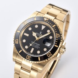 Submariner 126618LN 41mm YG/YG Black/Dot Clean VR3235