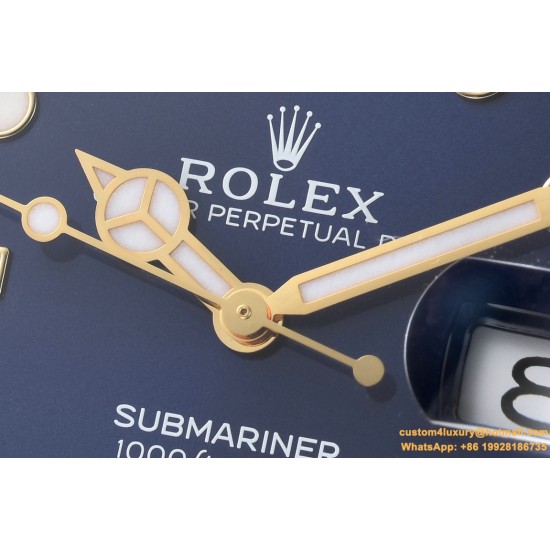 Submariner 126618LB 41mm YG/YG Blue/Dot Clean VR3235