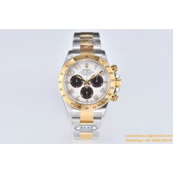 Daytona 116523 40MM YG/SS White/Blk Clean DD4130