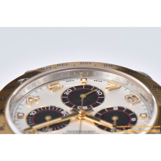 Daytona 116523 40MM YG/SS White/Blk Clean DD4130