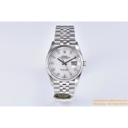 Datejust 126234 36mm Jub SS/SS Mop/Mois Clean VR3235