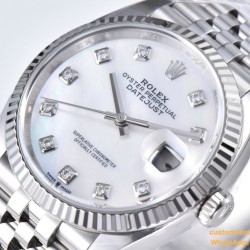 Datejust 126234 36mm Jub SS/SS Mop/Mois Clean VR3235