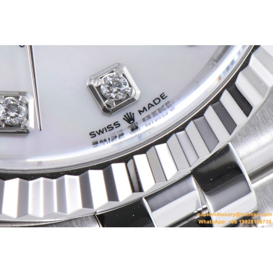 Datejust 126234 36mm Jub SS/SS Mop/Mois Clean VR3235