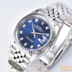 Datejust 126234 36mm Jub SS/SS Blue/Mois Clean VR3235