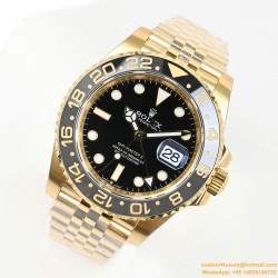 GMT Master II 126718 Jub 40mm YG/YG Black Dial EWEF V2 SH3285