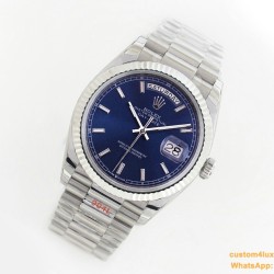 DayDate 36mm Flt Pres SS/SS Blue Stk EWF A3255 Mod