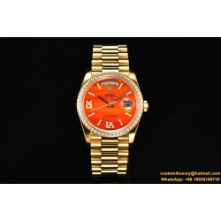 DayDate 36mm YG/YG Pres Dia Orange Gradient Dial CSF A2836
