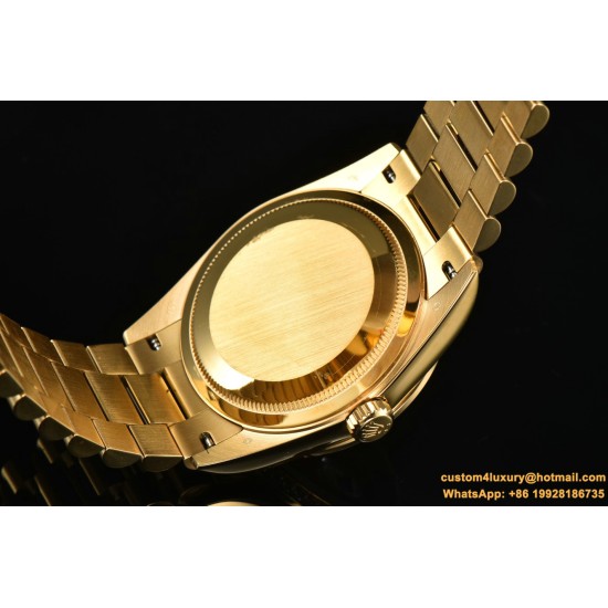 DayDate 36mm YG/YG Pres Dia Orange Gradient Dial CSF A2836
