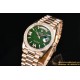 DayDate 36mm RG/RG Pres Dia Green Dial CSF A2836