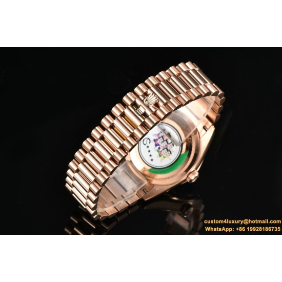 DayDate 36mm RG/RG Pres Dia Green Dial CSF A2836