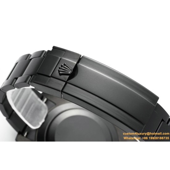 Submariner DIW 40mm 904L DLC/DLC Black Dial DIWF VS3135