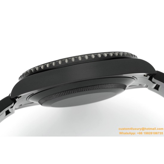Submariner DIW 40mm 904L DLC/DLC Black Dial DIWF VS3135