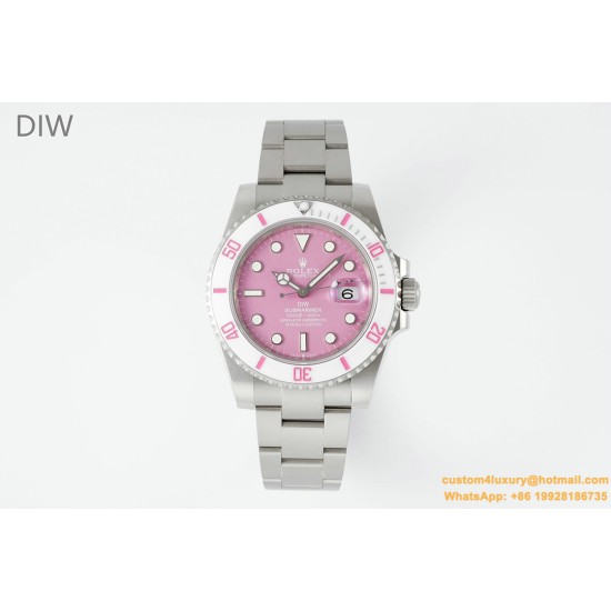Submariner DIW 40mm SS/SS Pink/Dot DIWF(VSF) VS3135