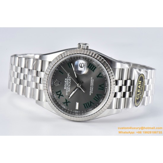 Datejust 126234 36mm Jub SS/SS Grey/Rmn Clean VR3235