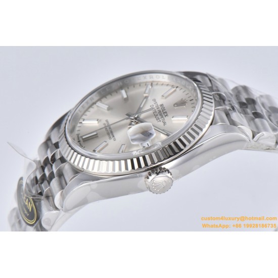 Datejust 126234 36mm Jub SS/SS Silver Dial Clean VR3235