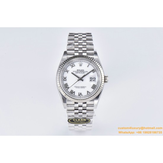 Datejust 126234 36mm Jub SS/SS White/Rmn Clean VR3235