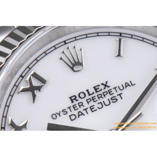 Datejust 126234 36mm Jub SS/SS White/Rmn Clean VR3235