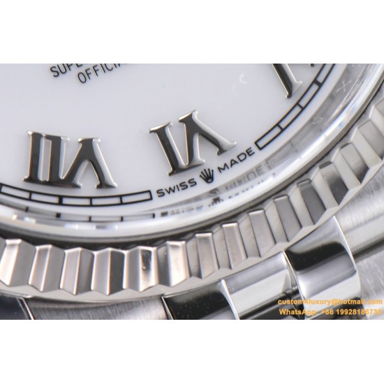 Datejust 126234 36mm Jub SS/SS White/Rmn Clean VR3235