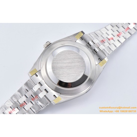 Datejust 126334 41mm Oys SS/SS Grey Textured/Stk Clean SH3235