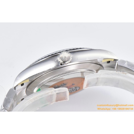 Datejust 126334 41mm Oys SS/SS Blue Texetured Dial Clean SH3235