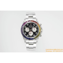Daytona 116599 Rainbow 40mm SS/SS Black/Dia KING(ZF) SH4130