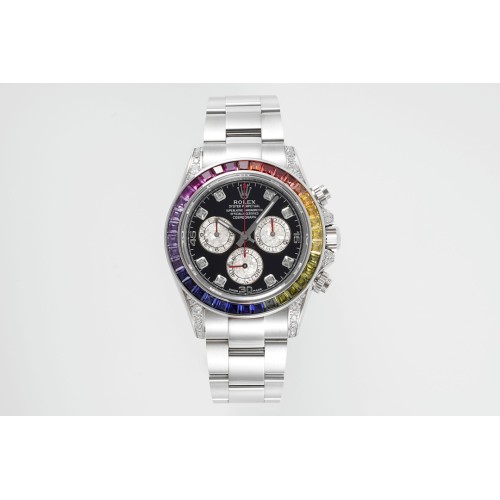 Daytona 116599 Rainbow 40mm SS/SS Black/Dia KING(ZF) SH4130