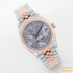 Datejust 31mm RG/SS Flower Dial EWF(GDF) MY8215
