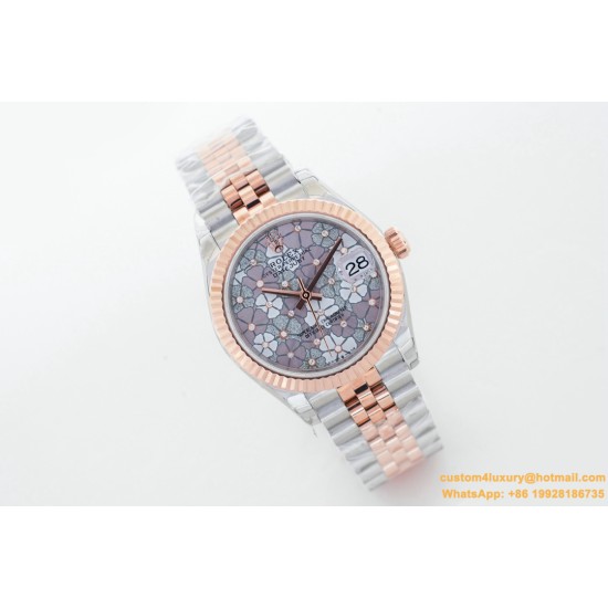 Datejust 31mm RG/SS Flower Dial EWF(GDF) MY8215