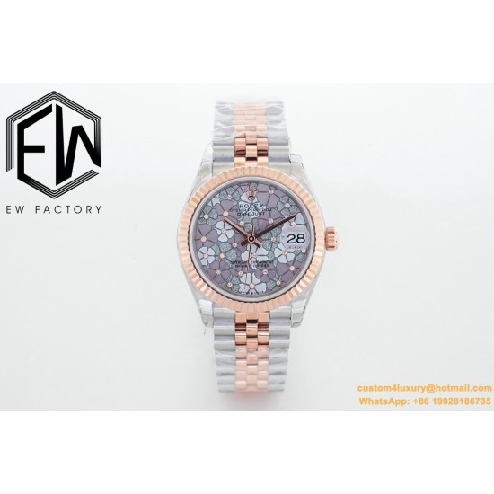 Datejust 31mm RG/SS Flower Dial EWF(GDF) MY8215