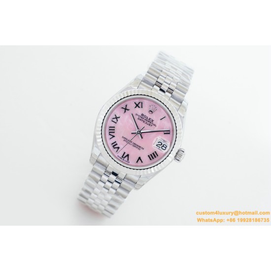 Datejust 31mm 278274 SS/SS Pink/Rmn EWF(GDF) MY8215