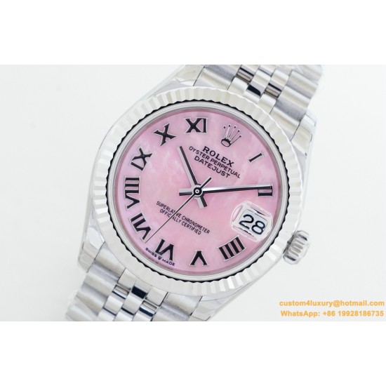 Datejust 31mm 278274 SS/SS Pink/Rmn EWF(GDF) MY8215