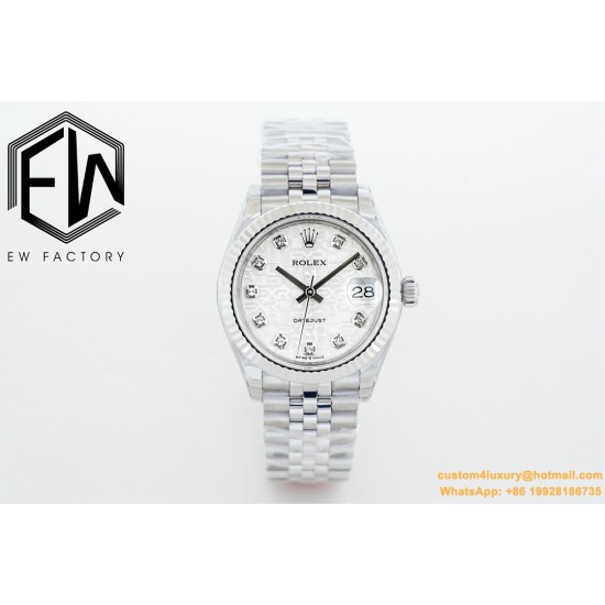 Datejust 31mm 278274 SS/SS Silver/Dia EWF(GDF) MY8215
