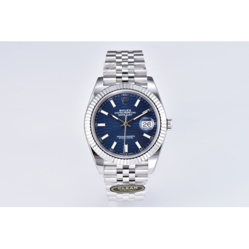 Datejust 126234 36mm Jub SS/SS Blue Texetured Dial Clean SH3235