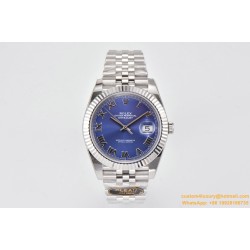 Datejust 126334 41MM Blue/Roman 904L Jubilee Bracelet Clean VR3235