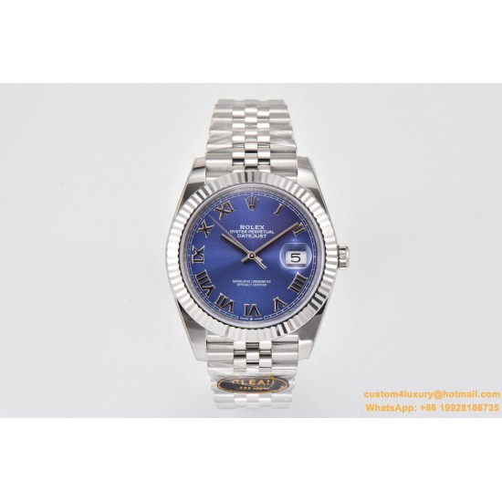 Datejust 126334 41MM Blue/Roman 904L Jubilee Bracelet Clean VR3235