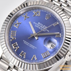 Datejust 126334 41MM Blue/Roman 904L Jubilee Bracelet Clean VR3235