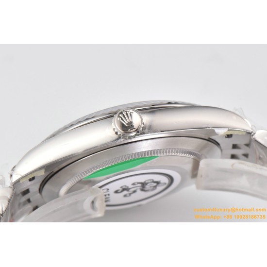 Datejust 126334 41mm Jubilee 904L SS/SS Gray Rhodium Clean VR3235