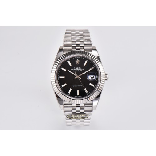 Datejust 126334 41mm Jub 904L SS/SS Black/Stk Clean VR3235