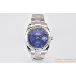 Datejust 126334 41MM Blue/Roman 904L Oyster Bracelet Clean VR3235