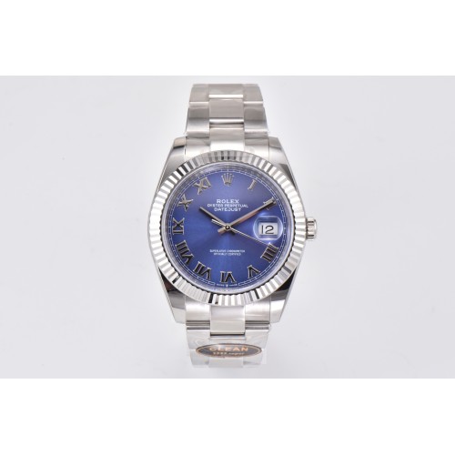 Datejust 126334 41MM Blue/Roman 904L Oyster Bracelet Clean VR3235