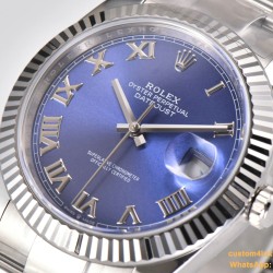 Datejust 126334 41MM Blue/Roman 904L Oyster Bracelet Clean VR3235
