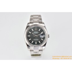 Datejust 126334 41mm Oyster 904L SS/SS Grey/Stk Clean VR3235