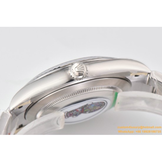 Datejust 126334 41mm Wimbledon Oys SS/SS Gray Dial Clean VR3235