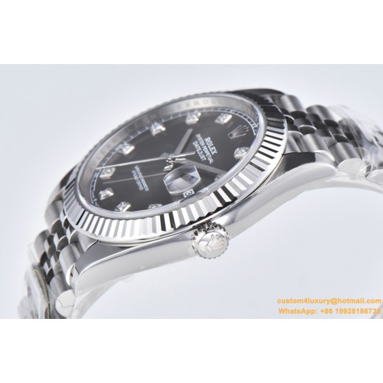 Datejust 126334 41mm Jub SS/SS Grey/Mois Clean VR3235