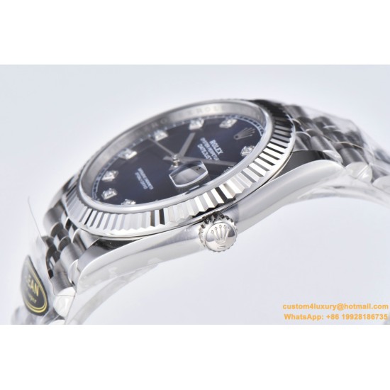 Datejust 126334 41mm Jub SS/SS Blue/Mois Clean VR3235