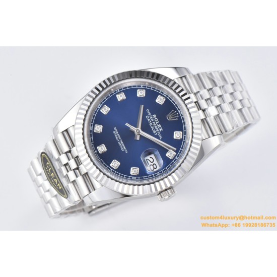 Datejust 126334 41mm Jub SS/SS Blue/Mois Clean VR3235