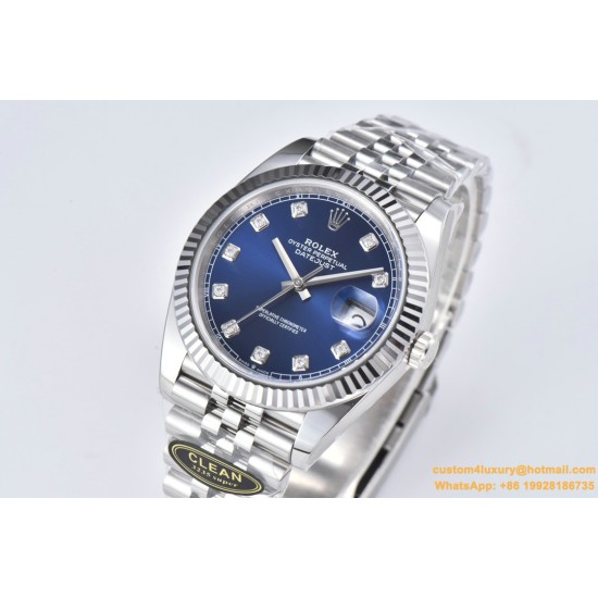 Datejust 126334 41mm Jub SS/SS Blue/Mois Clean VR3235