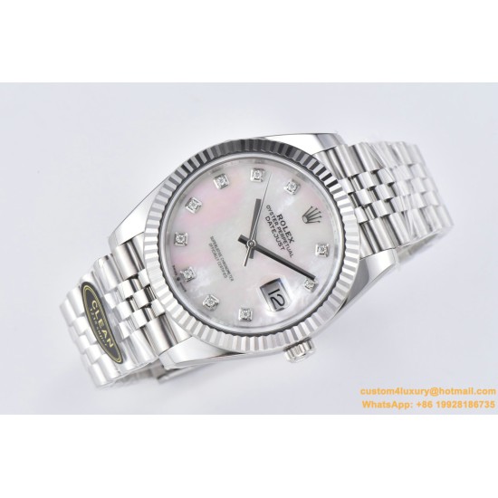 Datejust 126334 41mm Jub SS/SS Mop/Mois Clean VR3235