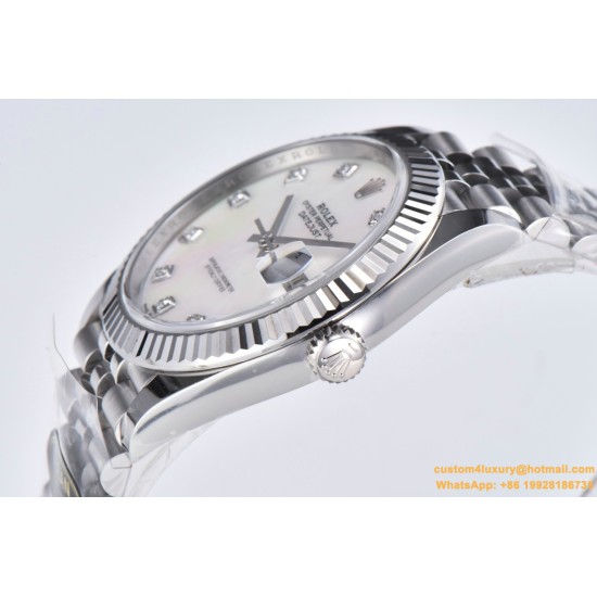 Datejust 126334 41mm Jub SS/SS Mop/Mois Clean VR3235